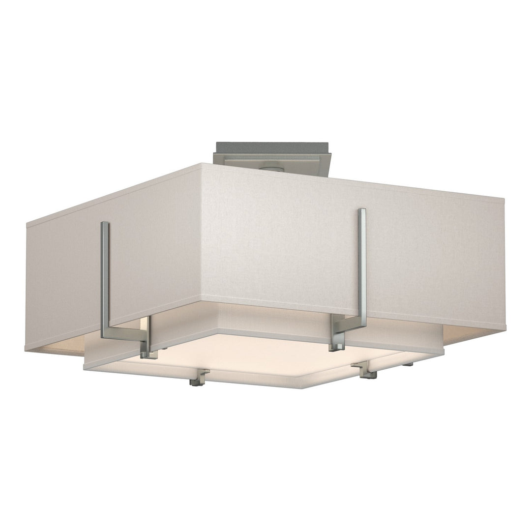 Hubbardton Forge Canada - 126507-SKT-82-SF1205-SE1605 - Two Light Semi-Flush Mount - Exos - Vintage Platinum