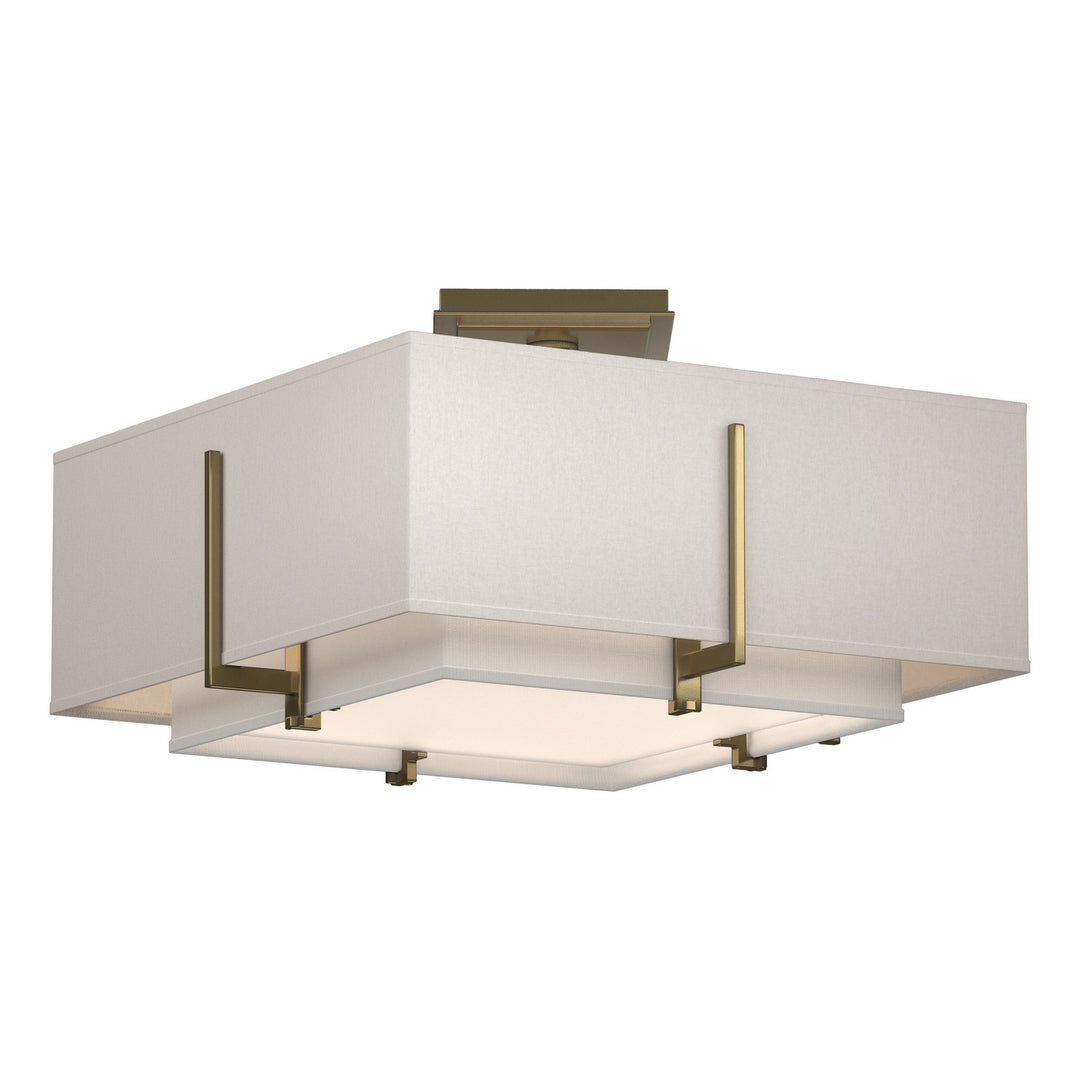 Hubbardton Forge Canada - 126507-SKT-86-SF1205-SE1605 - Two Light Semi-Flush Mount - Exos - Modern Brass