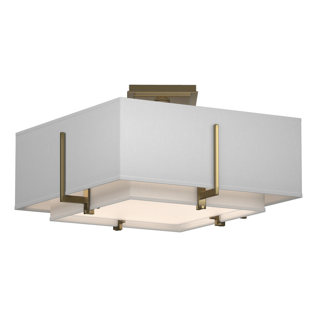 Hubbardton Forge Canada - 126507-SKT-86-SF1205-SF1605 - Two Light Semi-Flush Mount - Exos - Modern Brass