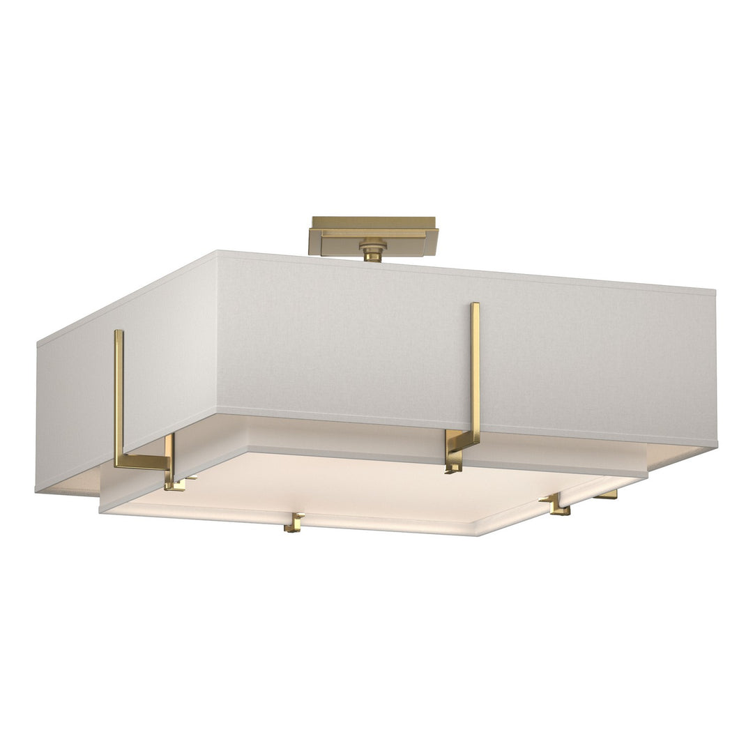 Hubbardton Forge Canada - 126510-SKT-86-SF1605-SE2012 - Four Light Semi-Flush Mount - Exos - Modern Brass