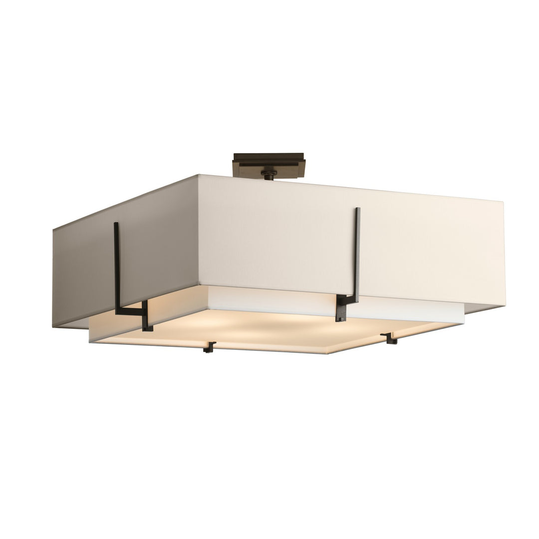 Hubbardton Forge Canada - 126513-SKT-14-SF2012-SE2401 - Four Light Semi-Flush Mount - Exos - Oil Rubbed Bronze