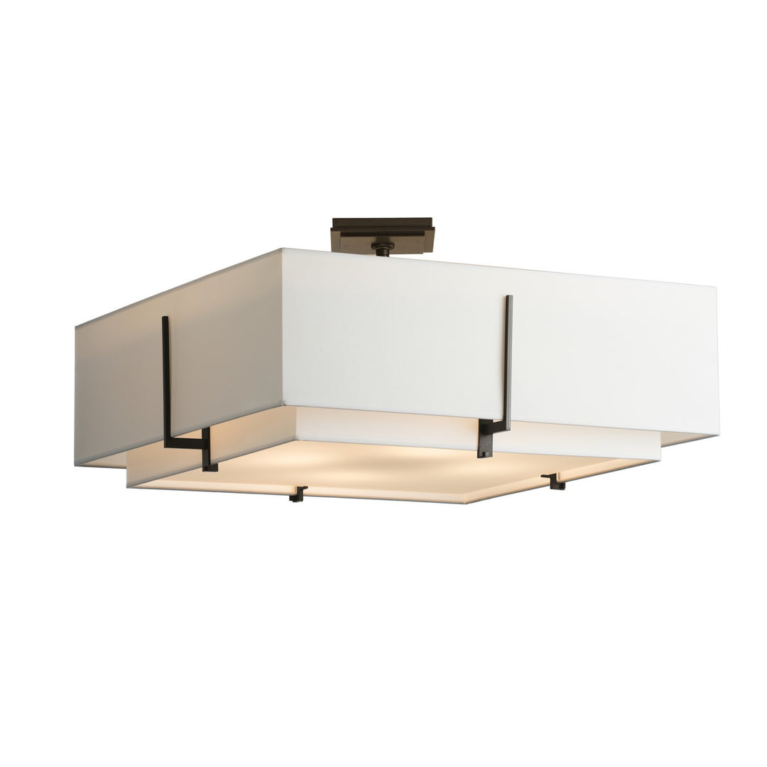 Exos Four Light Semi-Flush Mount in Oil Rubbed Bronze - available from The Lighting Shoppe, trusted by Canadian homeowners