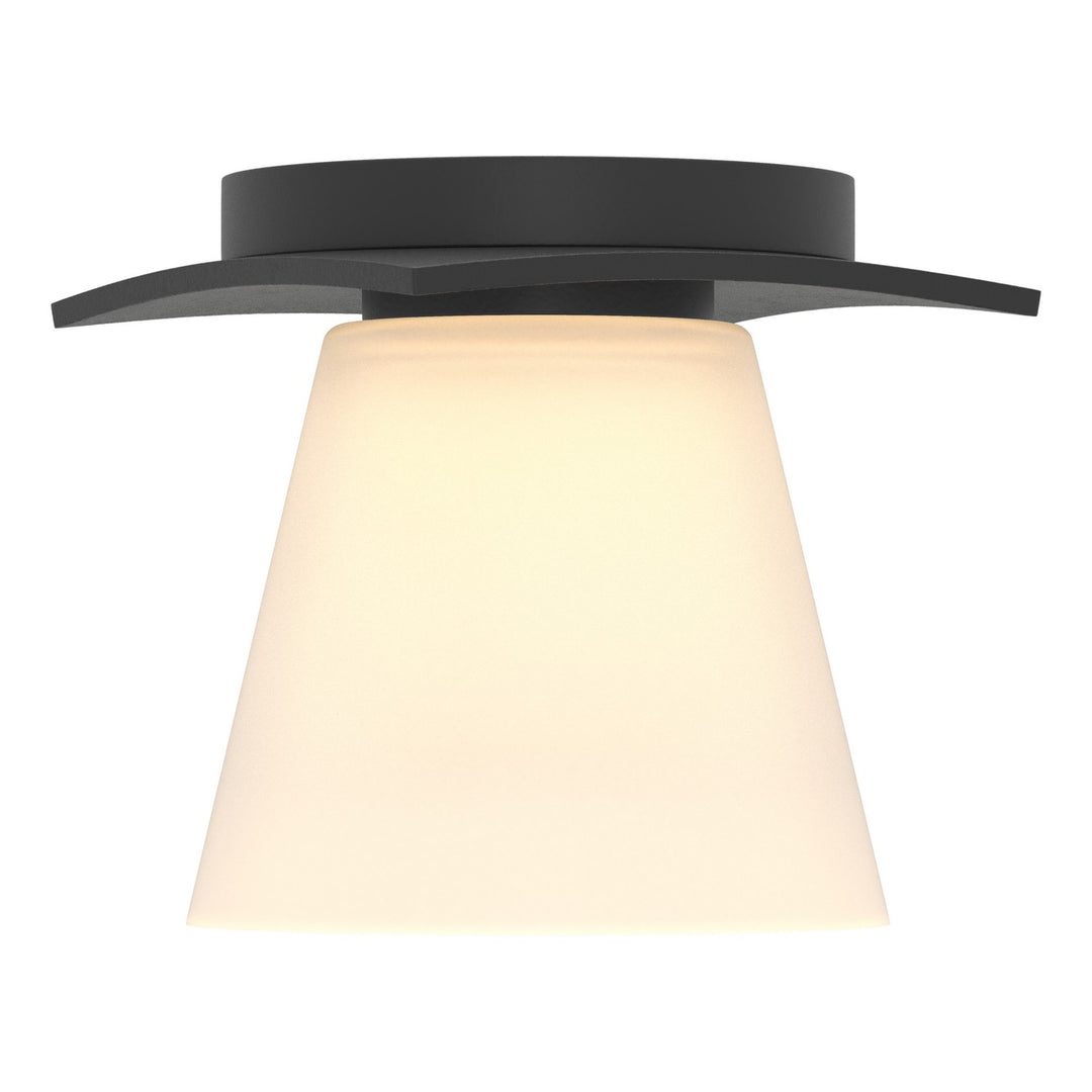 Wren One Light Semi-Flush Mount in Black - available from The Lighting Shoppe, trusted by Canadian homeowners