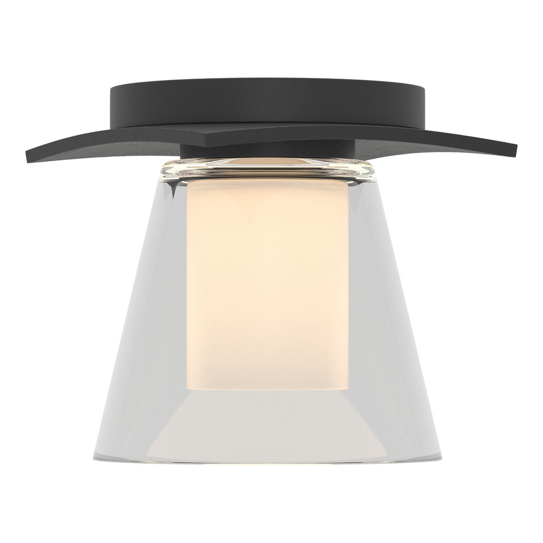 Hubbardton Forge Canada - 126601-SKT-10-ZU0284 - One Light Semi-Flush Mount - Wren - Black