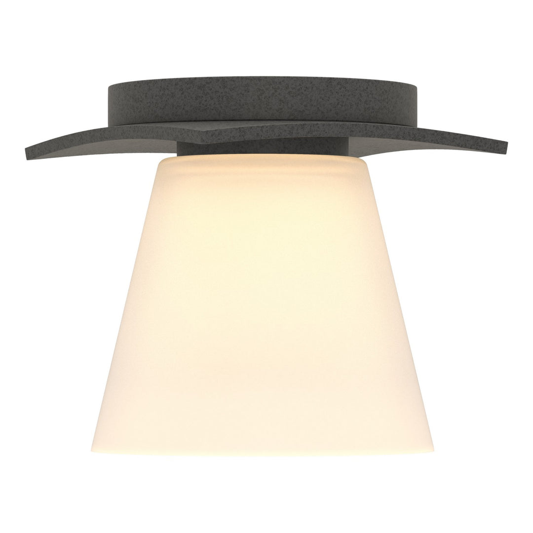 Wren One Light Semi-Flush Mount in Natural Iron - available from The Lighting Shoppe, trusted by Canadian homeowners