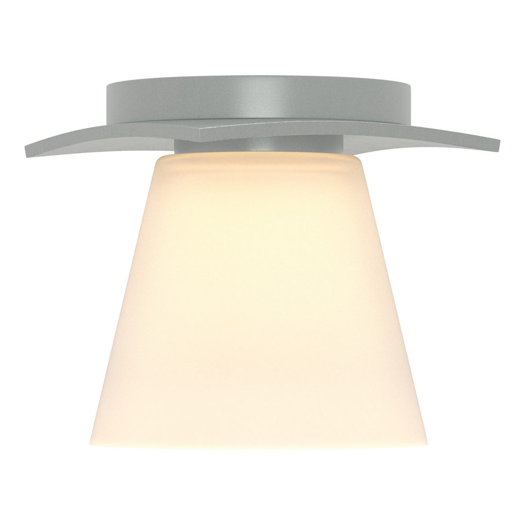 Wren One Light Semi-Flush Mount in Vintage Platinum - available from The Lighting Shoppe, trusted by Canadian homeowners