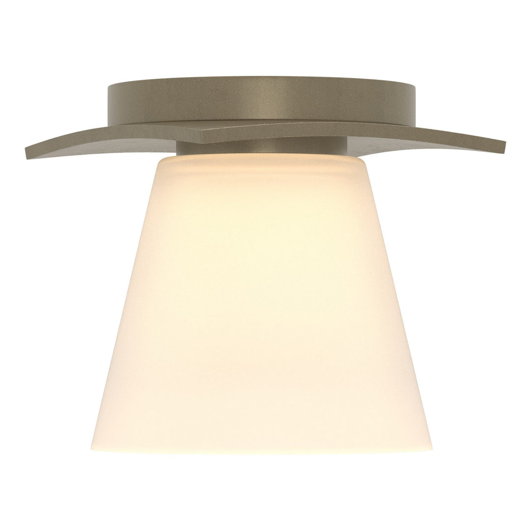 Wren One Light Semi-Flush Mount in Soft Gold - available from The Lighting Shoppe, trusted by Canadian homeowners