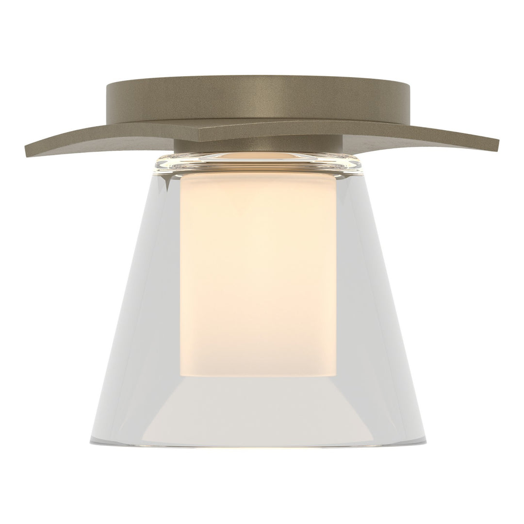 Hubbardton Forge Canada - 126601-SKT-84-ZU0284 - One Light Semi-Flush Mount - Wren - Soft Gold