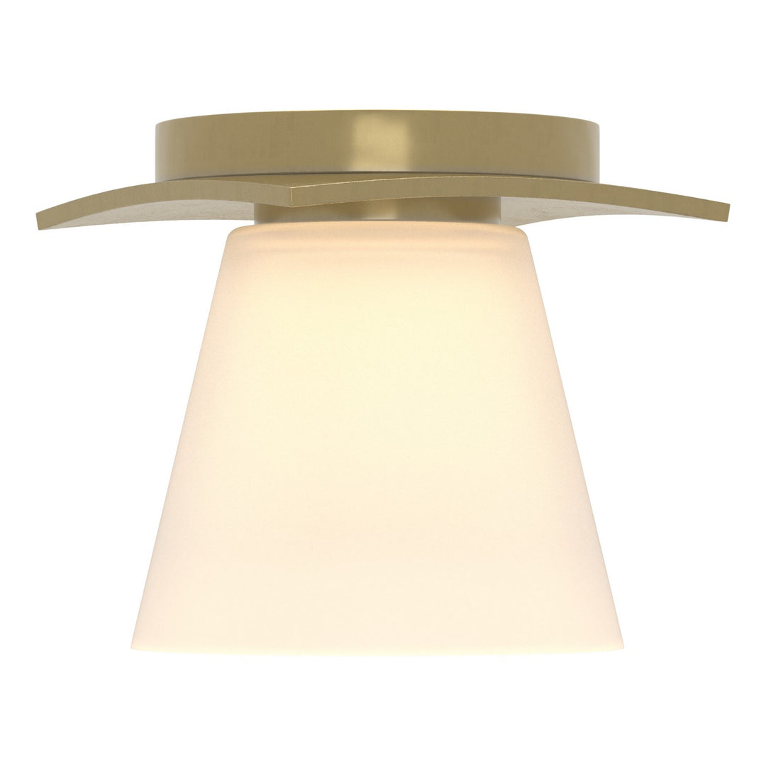 Hubbardton Forge Canada - 126601-SKT-86-GG0242 - One Light Flush Mount - Wren - Modern Brass