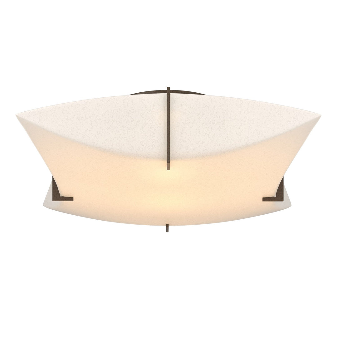 Hubbardton Forge Canada - 126620-SKT-05-SH1999 - Two Light Semi-Flush Mount - Bento - Bronze