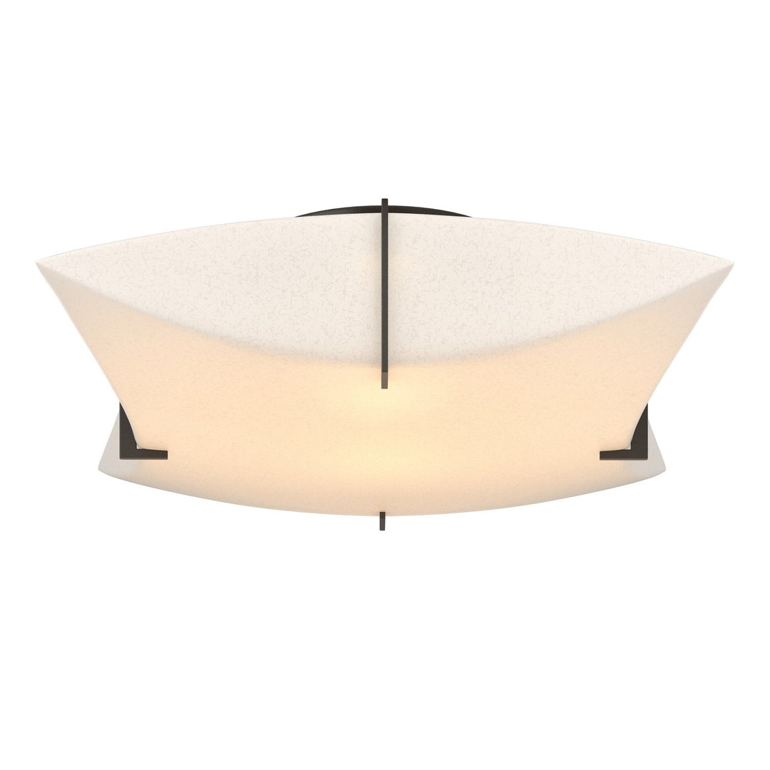 Bento Two Light Semi-Flush Mount in Oil Rubbed Bronze - available from The Lighting Shoppe, trusted by Canadian homeowners
