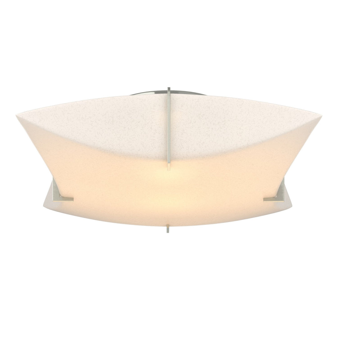 Bento Two Light Semi-Flush Mount in Sterling - available from The Lighting Shoppe, trusted by Canadian homeowners