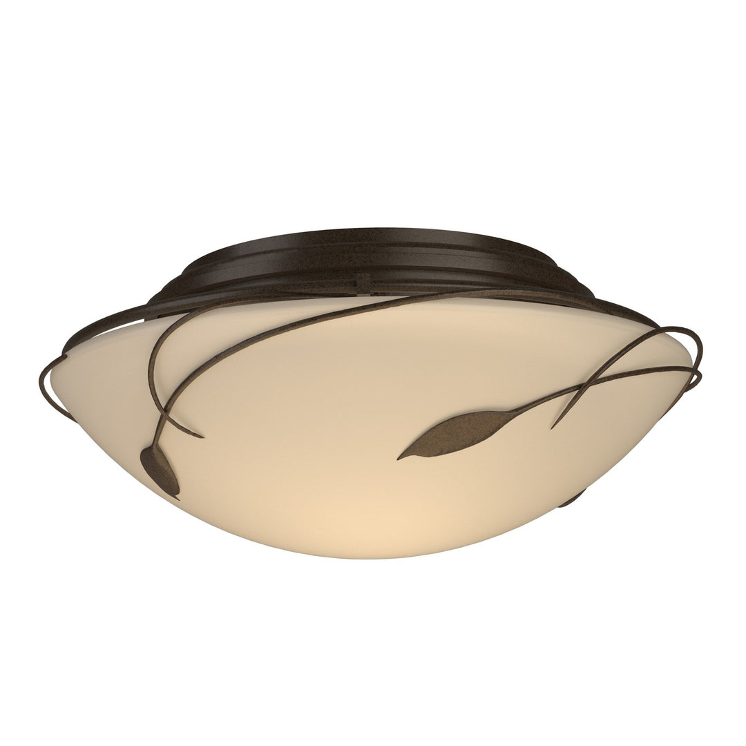 Leaf Two Light Semi-Flush Mount in Bronze - available from The Lighting Shoppe, trusted by Canadian homeowners