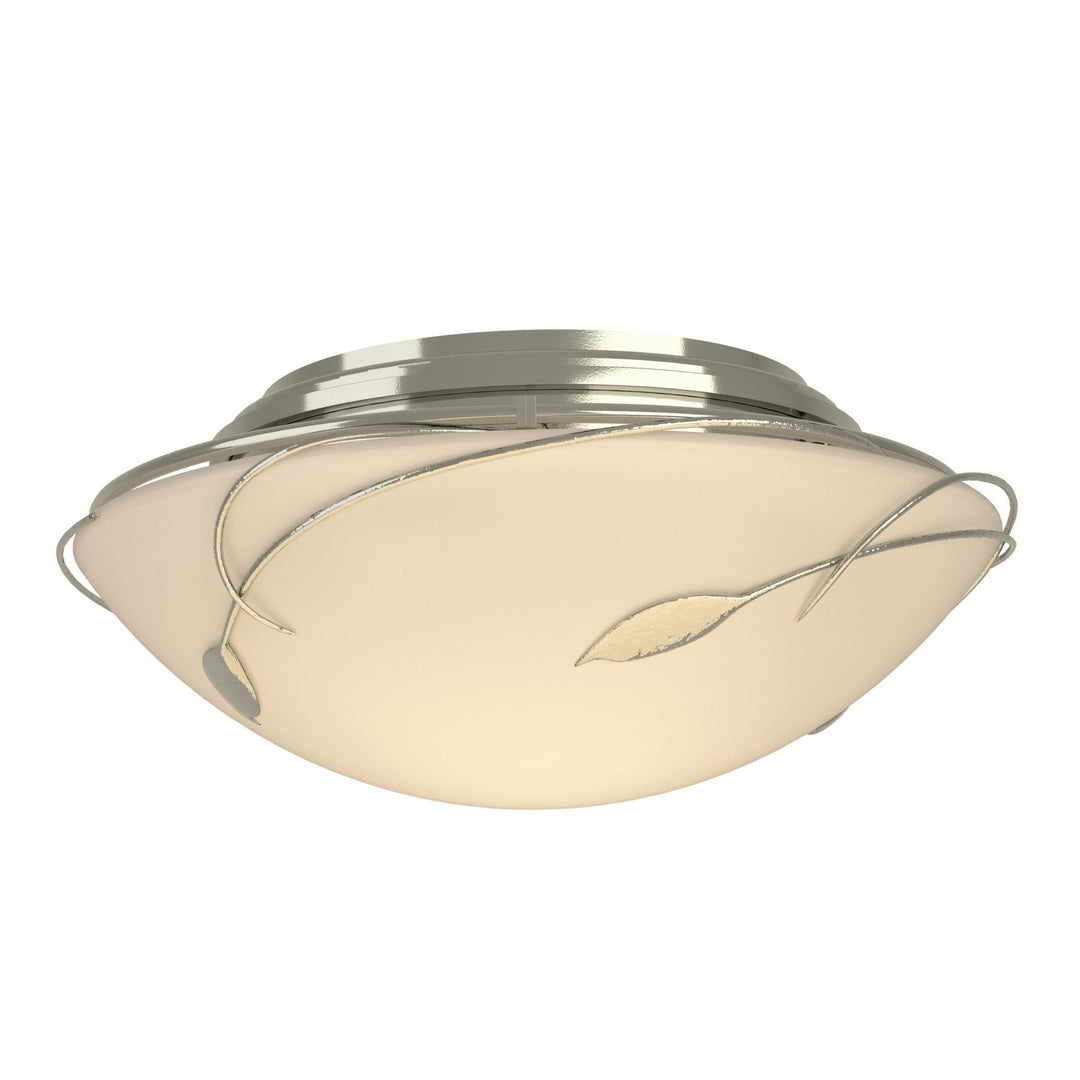 Leaf Two Light Semi-Flush Mount in Sterling - available from The Lighting Shoppe, trusted by Canadian homeowners