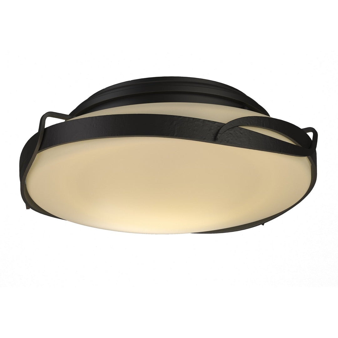Flora Two Light Flush Mount in Black - available from The Lighting Shoppe, trusted by Canadian homeowners