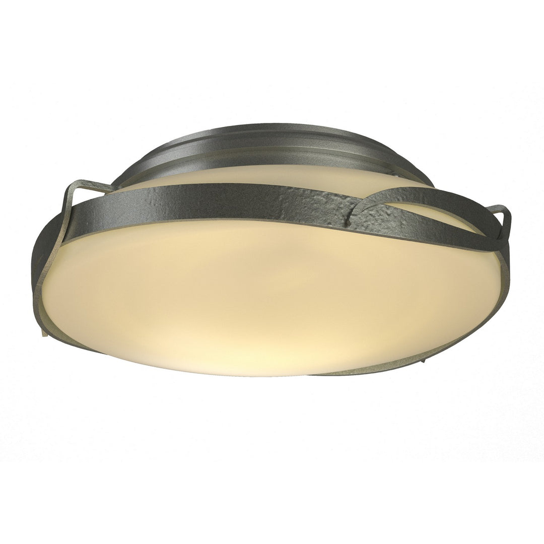 Hubbardton Forge Canada - 126740-SKT-82-GG0097 - Two Light Flush Mount - Flora - Vintage Platinum