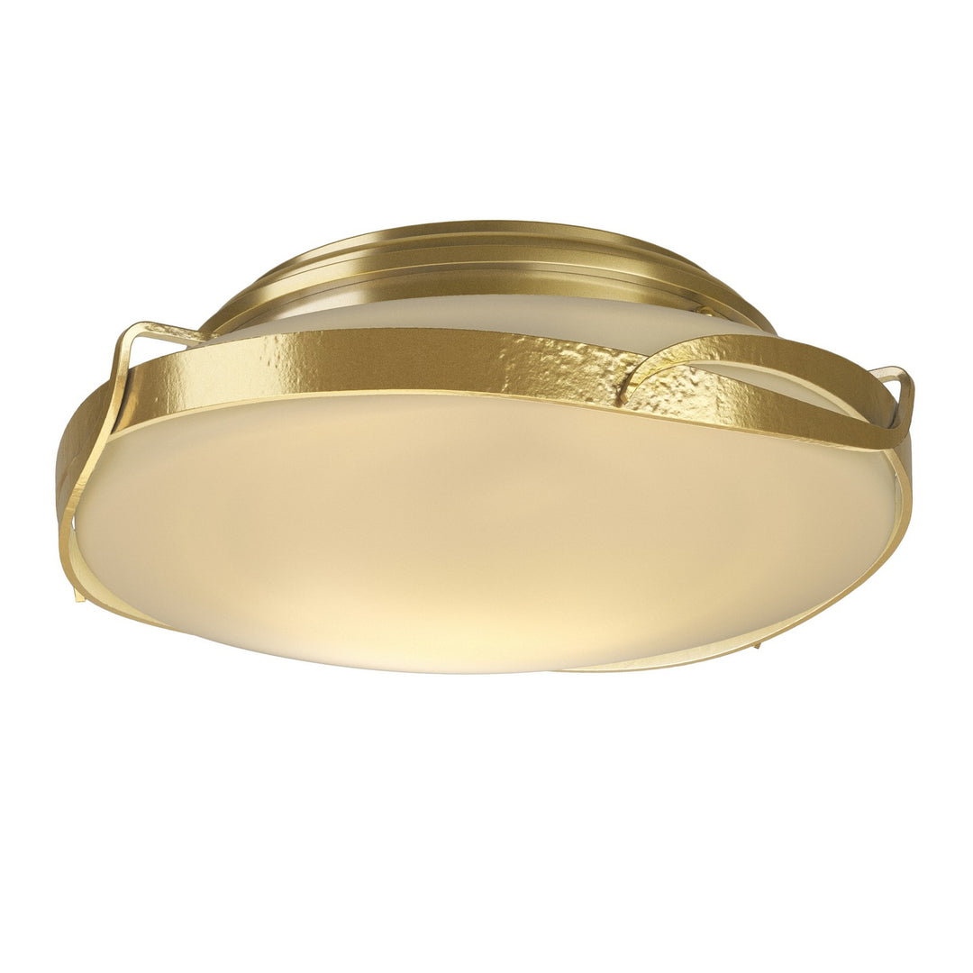 Hubbardton Forge Canada - 126740-SKT-86-GG0097 - Two Light Flush Mount - Flora - Modern Brass