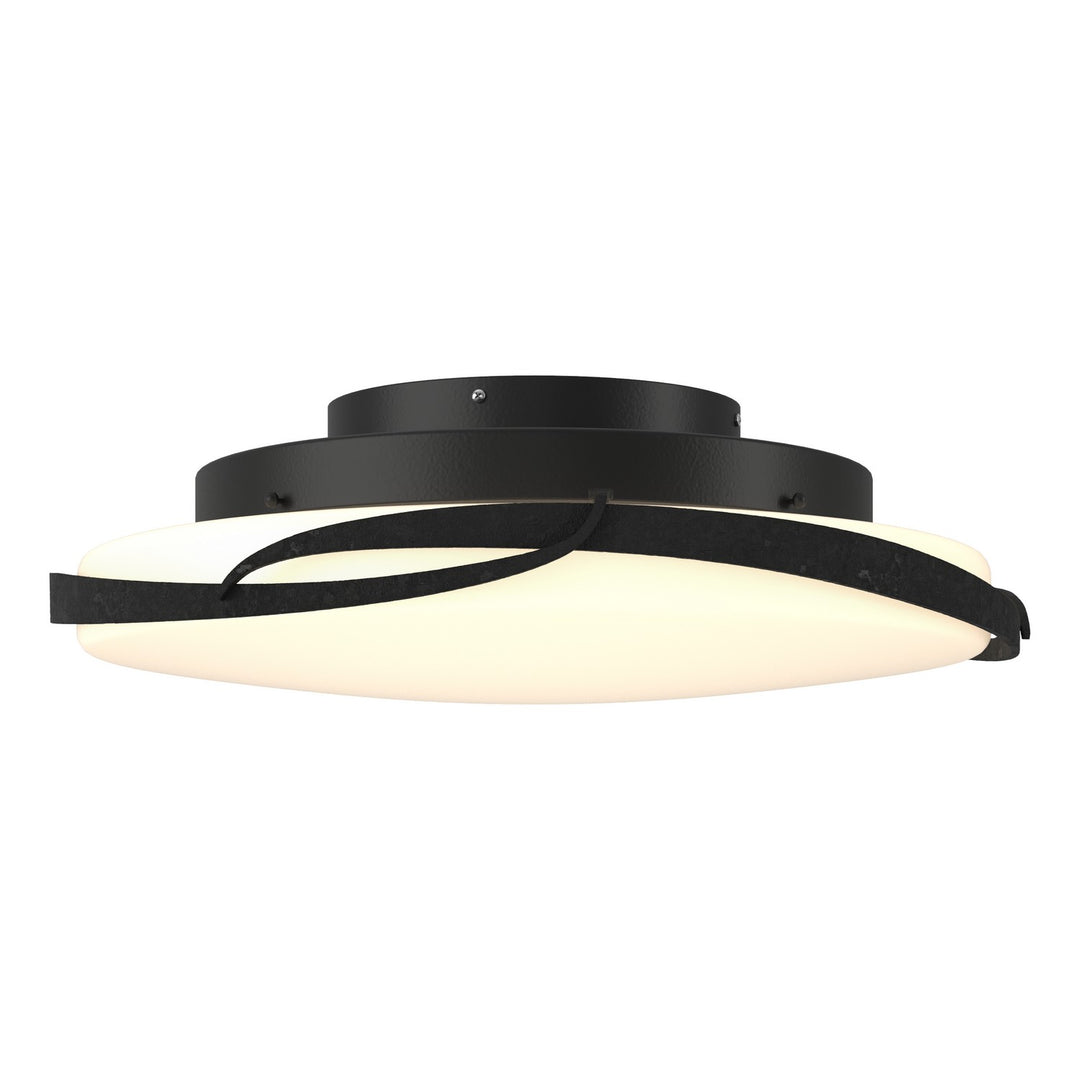 Hubbardton Forge Canada - 126742-LED-10-GG0437 - LED Semi-Flush Mount - Flora - Black
