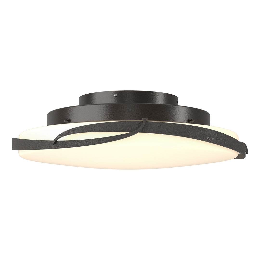 Hubbardton Forge Canada - 126742-LED-14-GG0437 - LED Flush Mount - Flora - Oil Rubbed Bronze
