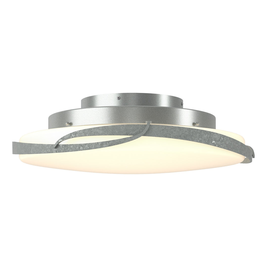 Hubbardton Forge Canada - 126742-LED-82-GG0437 - LED Semi-Flush Mount - Flora - Vintage Platinum