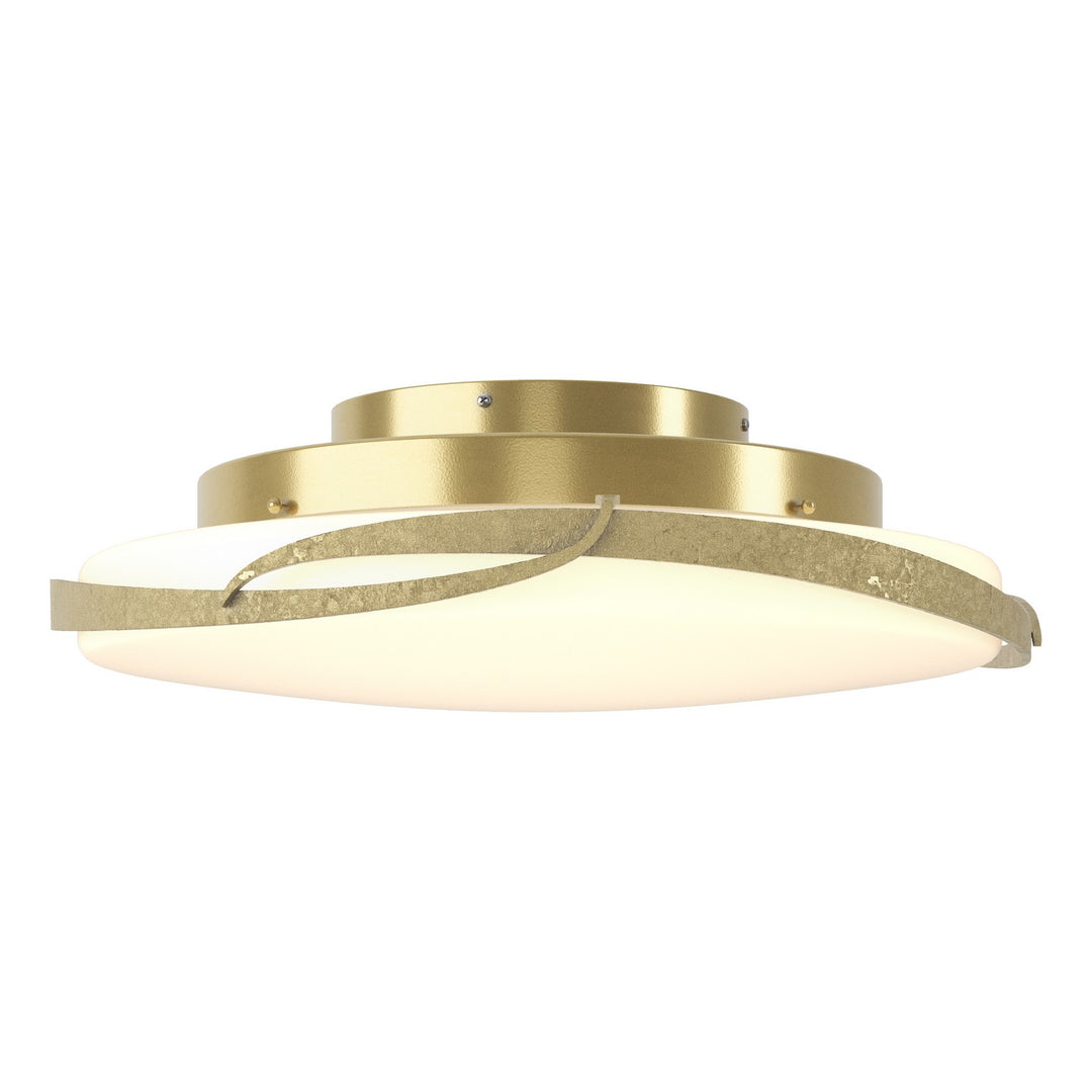 Hubbardton Forge Canada - 126742-LED-86-GG0437 - LED Flush Mount - Flora - Modern Brass