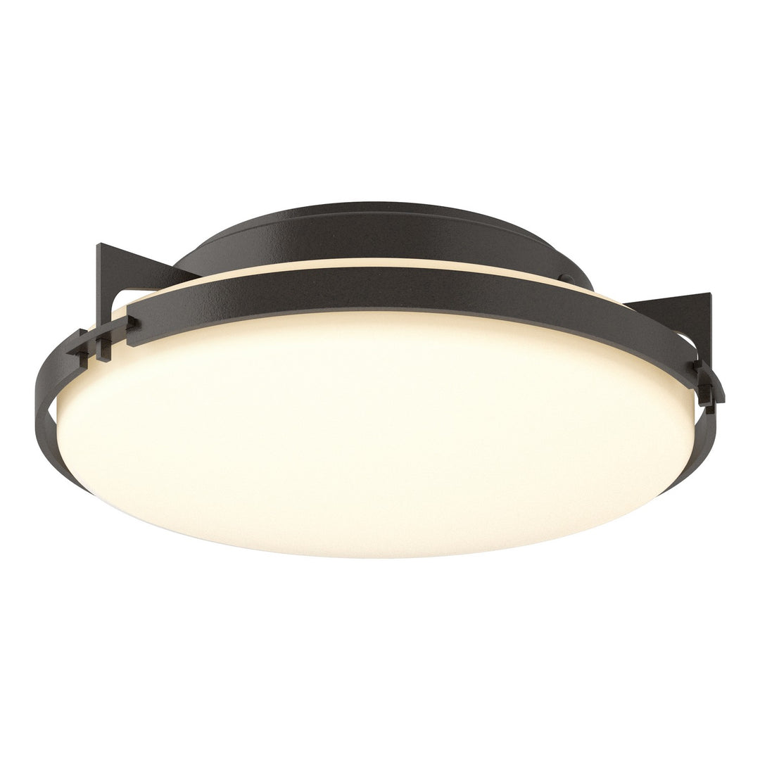 Hubbardton Forge Canada - 126745-SKT-14-GG0097 - Two Light Flush Mount - Metra - Oil Rubbed Bronze
