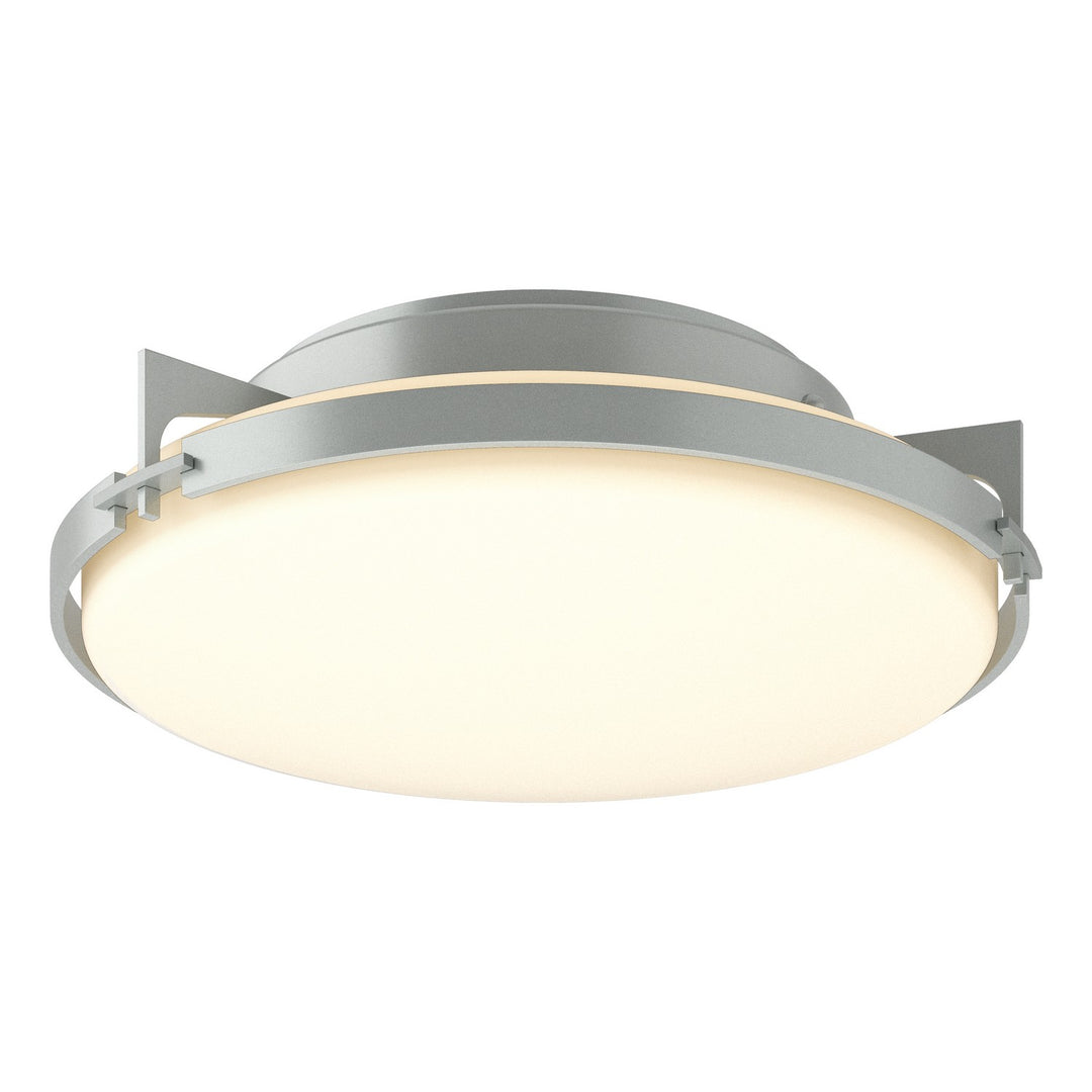 Hubbardton Forge Canada - 126745-SKT-82-GG0097 - Two Light Flush Mount - Metra - Vintage Platinum