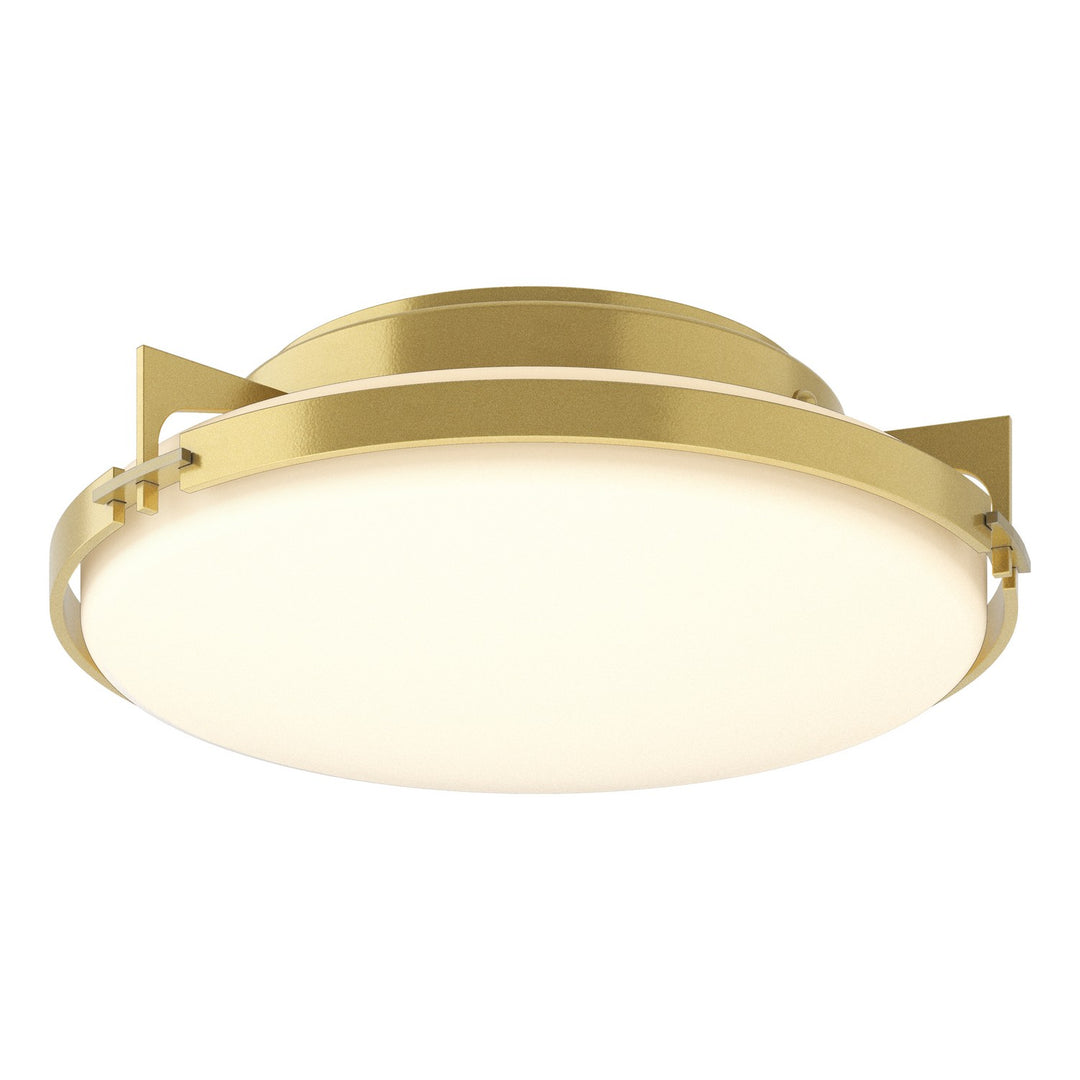 Hubbardton Forge Canada - 126745-SKT-86-GG0097 - Two Light Flush Mount - Metra - Modern Brass