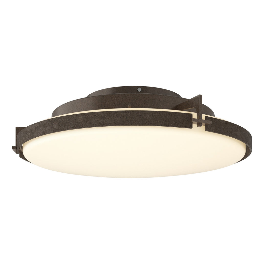 Hubbardton Forge Canada - 126747-LED-05-GG0437 - LED Semi-Flush Mount - Metra - Bronze