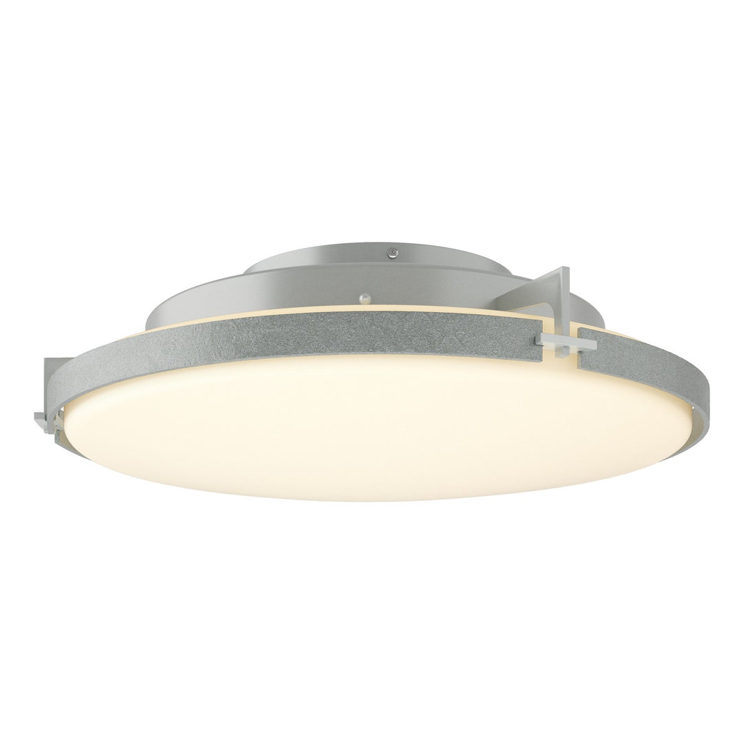 Hubbardton Forge Canada - 126747-LED-82-GG0437 - LED Semi-Flush Mount - Metra - Vintage Platinum