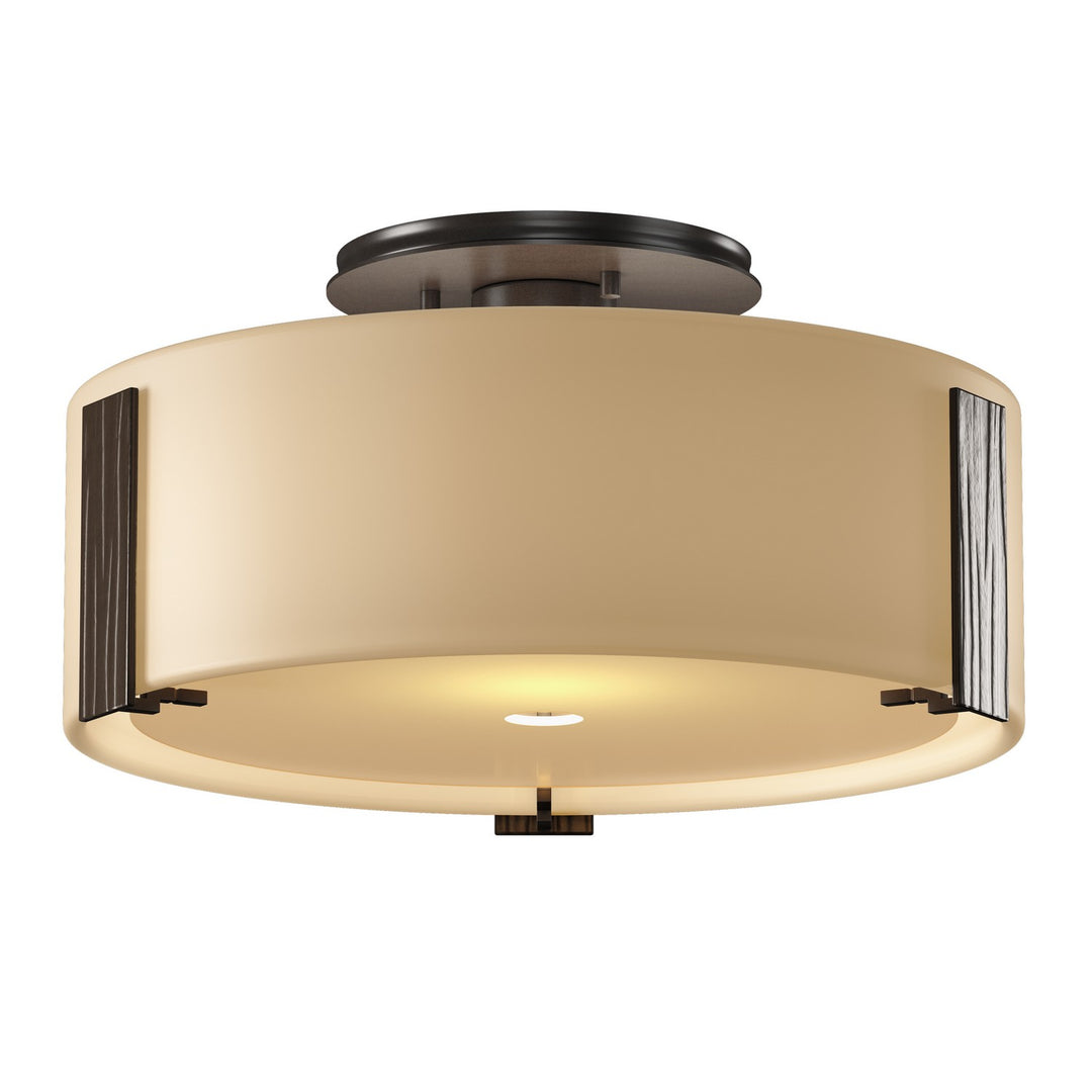 Impressions One Light Semi-Flush Mount in Bronze - available from The Lighting Shoppe, trusted by Canadian homeowners