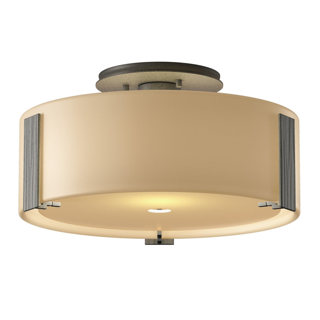 Impressions One Light Semi-Flush Mount in Natural Iron - available from The Lighting Shoppe, trusted by Canadian homeowners