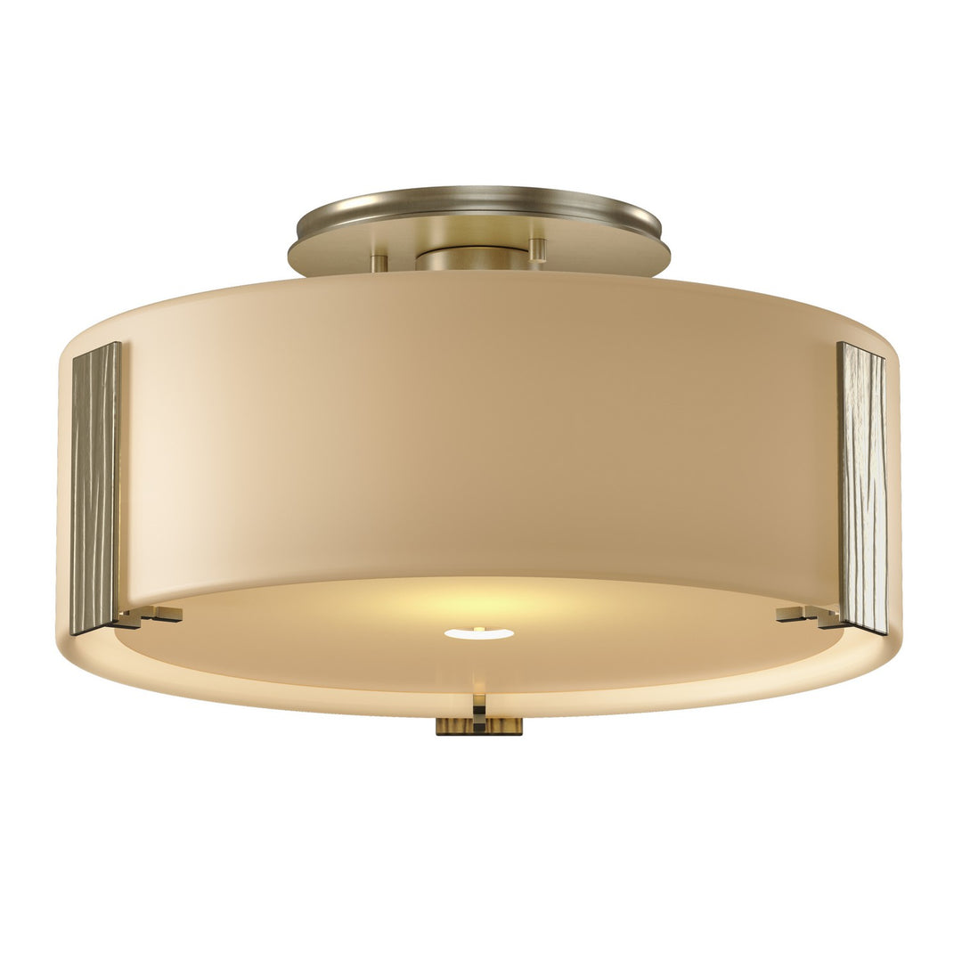 Hubbardton Forge Canada - 126753-SKT-84-GG0218 - One Light Semi-Flush Mount - Impressions - Soft Gold
