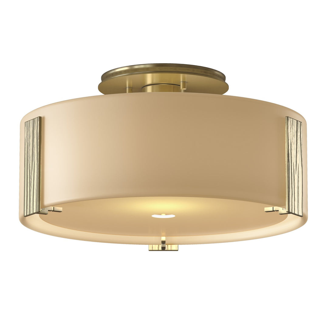 Hubbardton Forge Canada - 126753-SKT-86-GG0218 - One Light Semi-Flush Mount - Impressions - Modern Brass