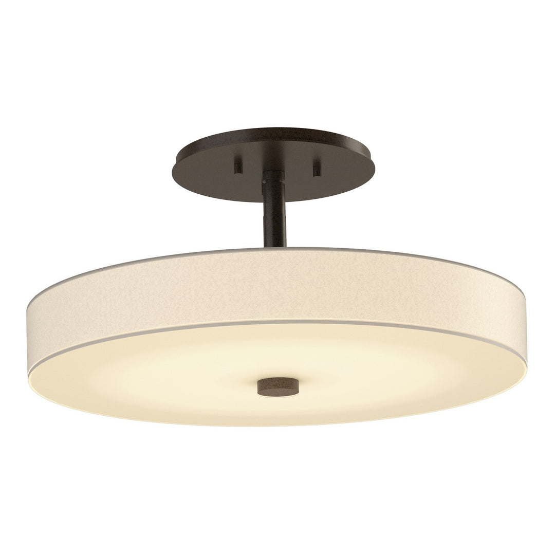 Hubbardton Forge Canada - 126803-LED-05-SH1971 - LED Semi-Flush Mount - Disq - Bronze