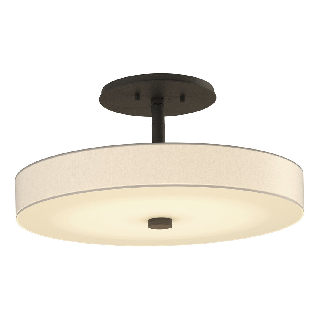 Hubbardton Forge Canada - 126803-LED-14-SH1971 - LED Semi-Flush Mount - Disq - Oil Rubbed Bronze