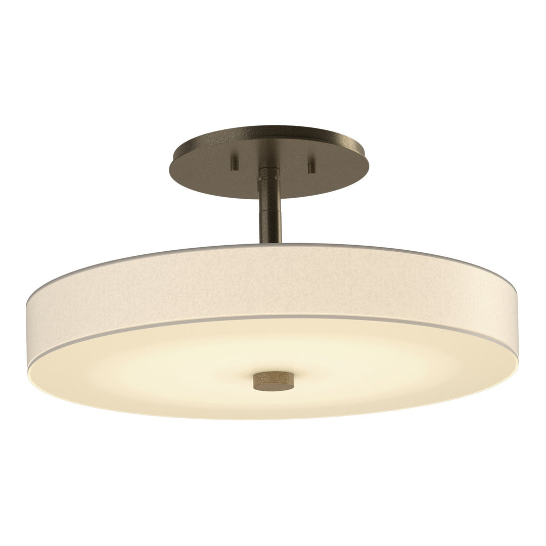 Hubbardton Forge Canada - 126803-LED-84-SH1971 - LED Semi-Flush Mount - Disq - Soft Gold