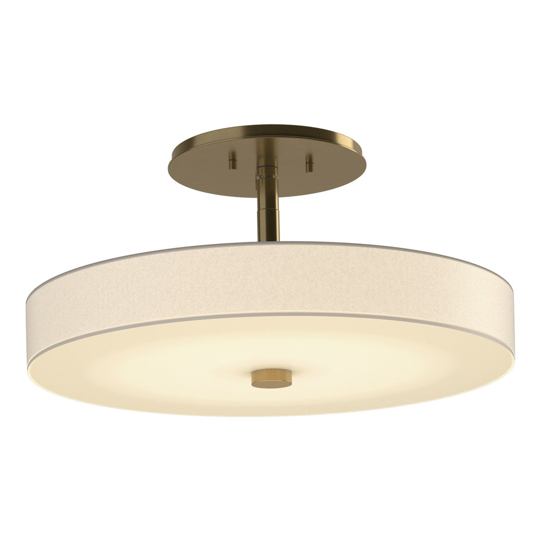 Hubbardton Forge Canada - 126803-LED-86-SH1971 - LED Semi-Flush Mount - Disq - Modern Brass
