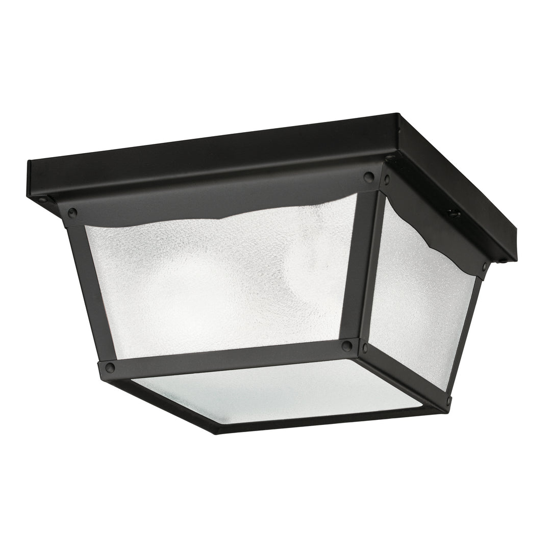 Kichler Canada - 345BK - Two Light Outdoor Ceiling Mount - Outdoor Miscellaneous - Black