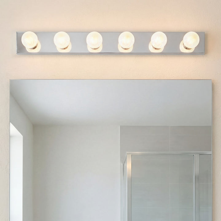 Kichler Canada - 626CH - Six Light Linear Bath - Chrome