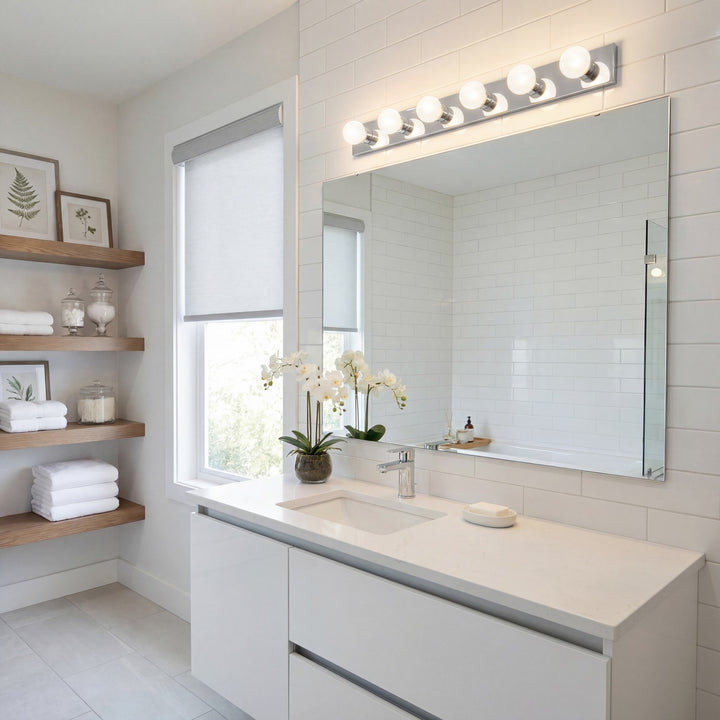 Kichler Canada - 626CH - Six Light Linear Bath - Chrome