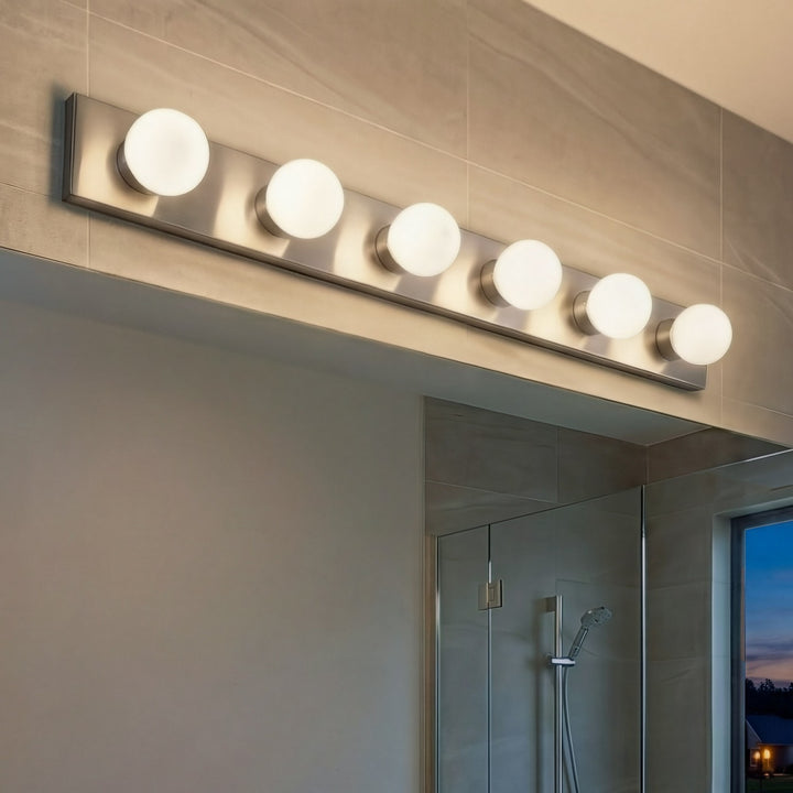 Kichler Canada - 626NI - Six Light Linear Bath - Brushed Nickel