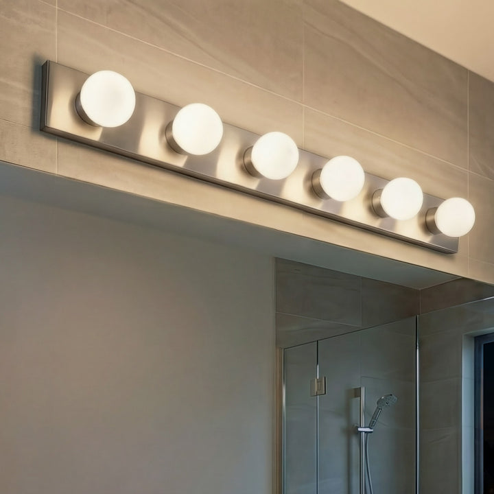 Kichler Canada - 626NI - Six Light Linear Bath - Brushed Nickel
