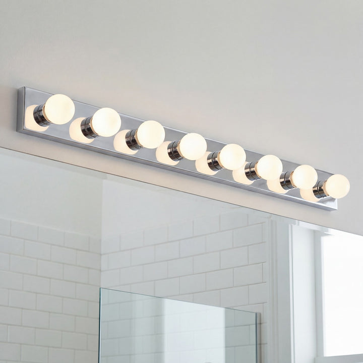 Kichler Canada - 628CH - Eight Light Linear Bath - Chrome