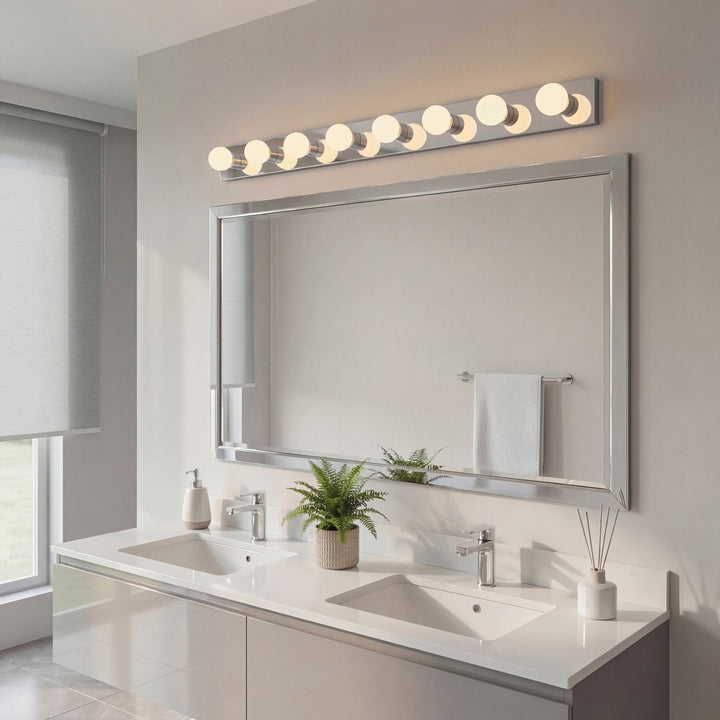 Kichler Canada - 628CH - Eight Light Linear Bath - Chrome