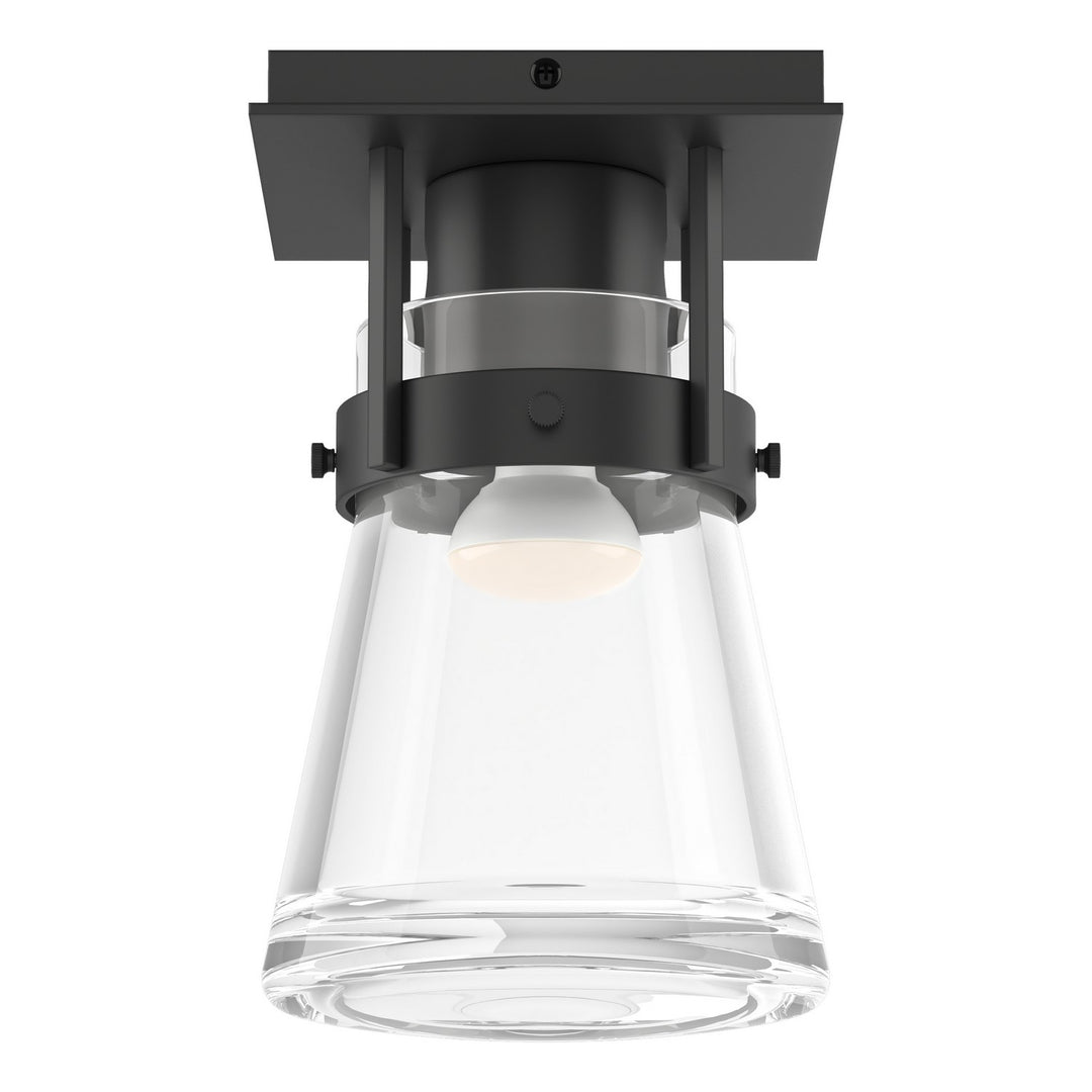 Hubbardton Forge Canada - 128705-SKT-10-ZM0467 - One Light Semi-Flush Mount - Erlenmeyer - Black
