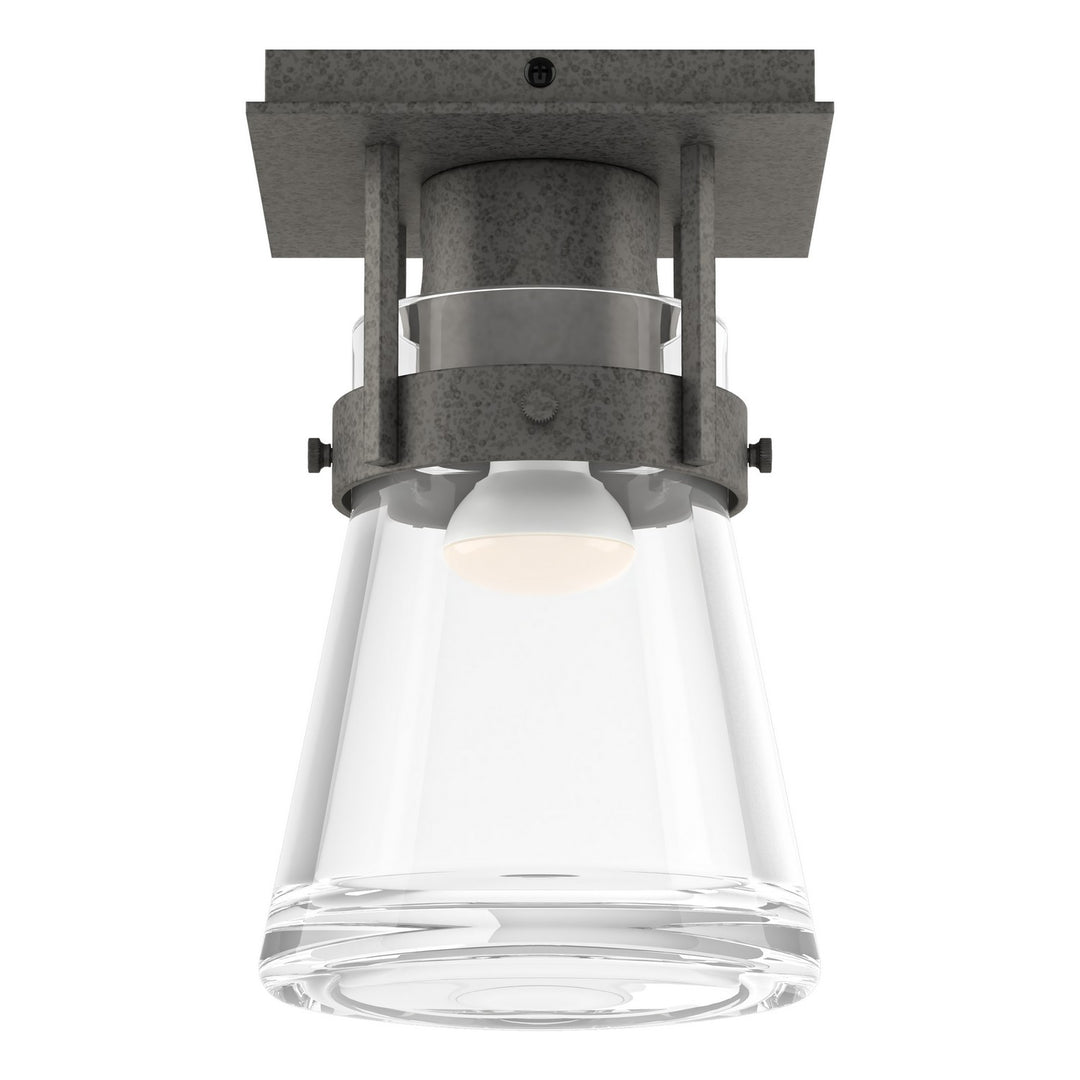 Erlenmeyer One Light Semi-Flush Mount in Natural Iron - available from The Lighting Shoppe, trusted by Canadian homeowners