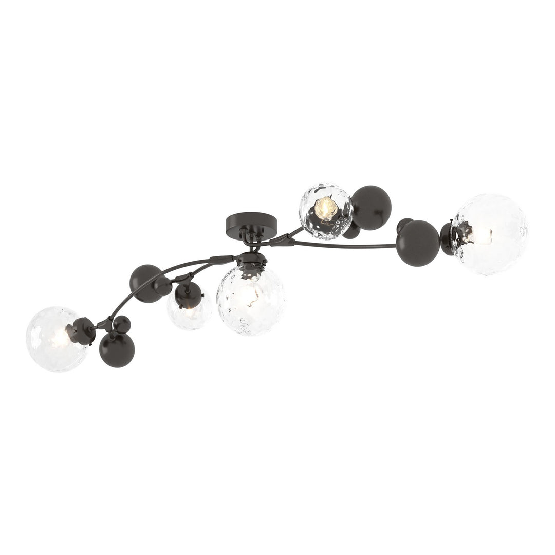 Hubbardton Forge Canada - 128715-SKT-14-LL0639 - Five Light Semi-Flush Mount - Sprig - Oil Rubbed Bronze