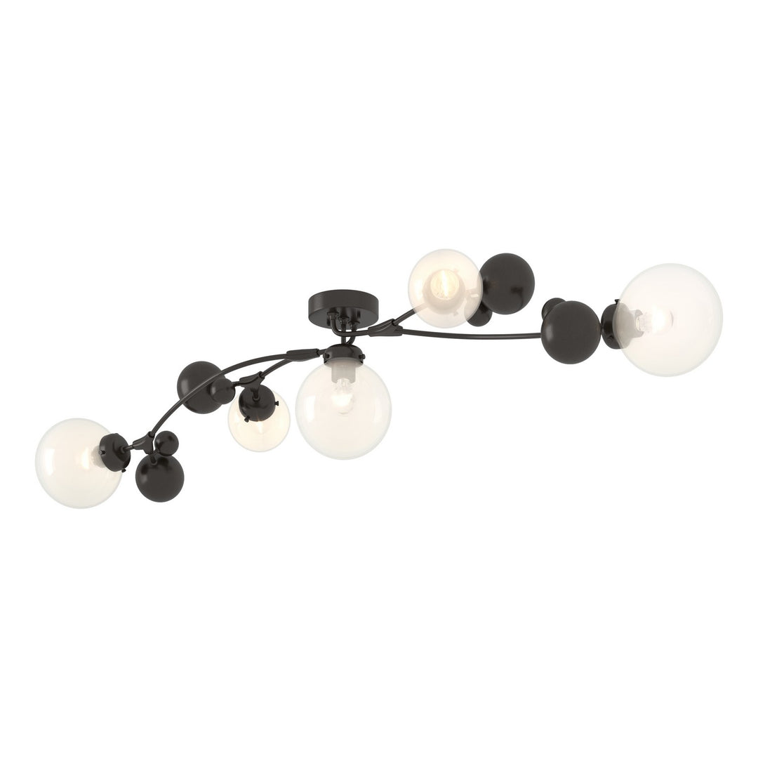 Hubbardton Forge Canada - 128715-SKT-14-WF0639 - Five Light Semi-Flush Mount - Sprig - Oil Rubbed Bronze