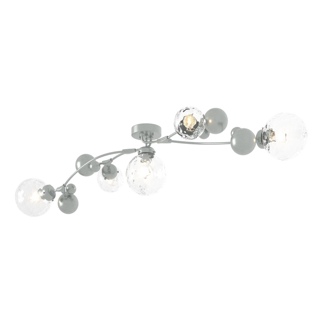 Hubbardton Forge Canada - 128715-SKT-82-LL0639 - Five Light Semi-Flush Mount - Sprig - Vintage Platinum